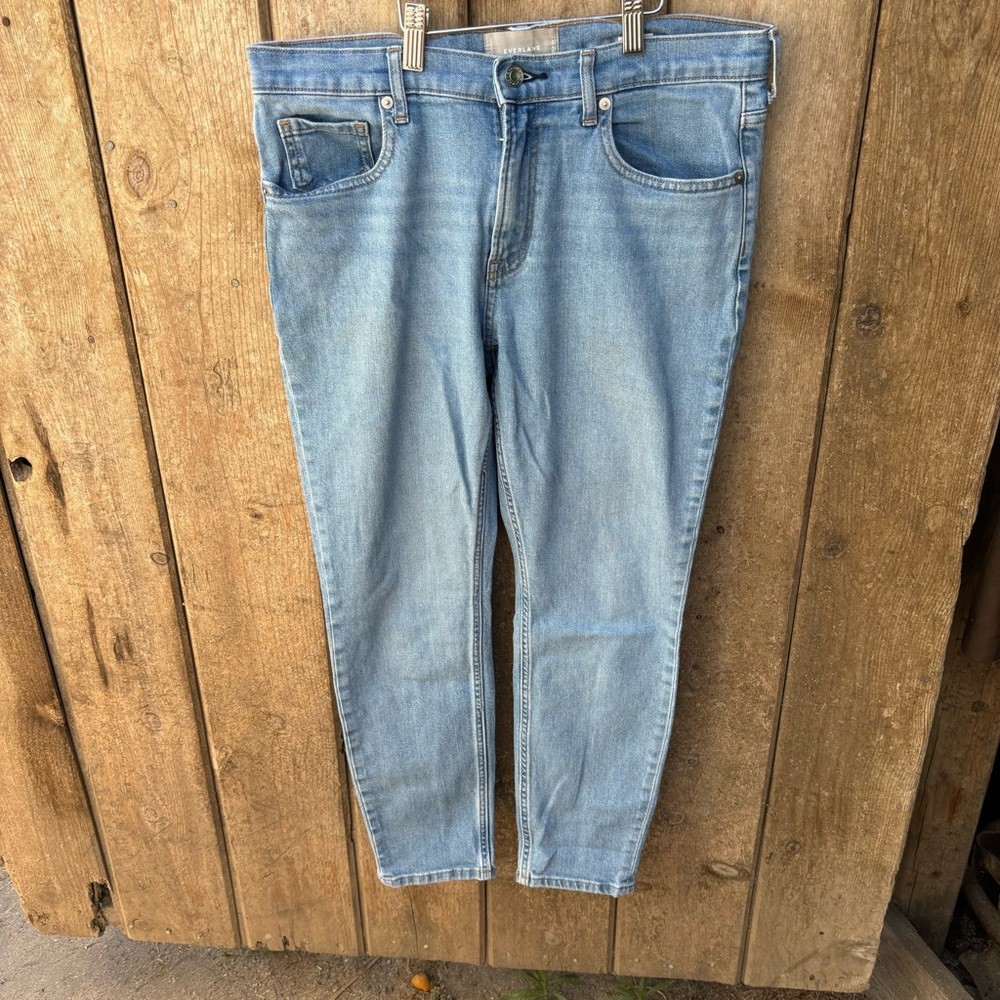 Everlane Ankle Jeans Womens 30 Regular Blue Denim Inseam 27